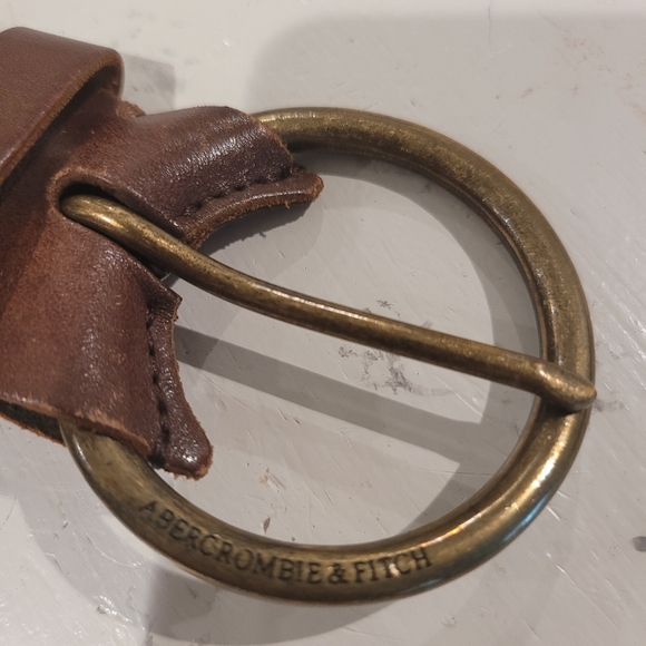 Abercrombie & Fitch Woven Leather Belt - Picture 3 of 5